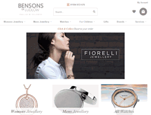 Tablet Screenshot of bensonsofludlow.co.uk